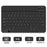 SK-X215 For Samsung Galaxy Tab A9+ Split Bluetooth-compatible Keyboard Leather Case + Dual Mode Mouse Set - Black - 4