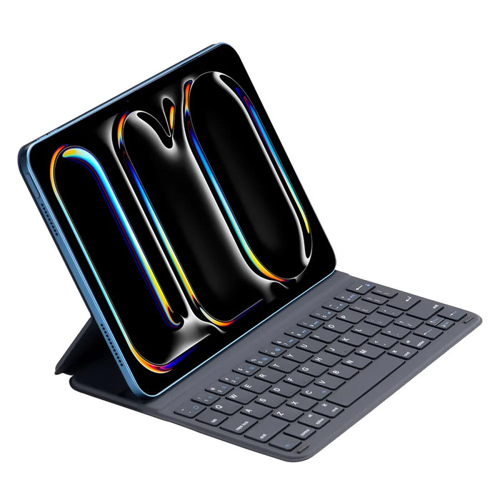 SK-1038 For iPad (2025) / 10.9 (2022) Ultra Thin Magnetic PU Leather Stand Case Bluetooth-Compatible Keyboard - 5