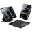 DUX DUCIS DK Series for iPad Pro 13 (2025) / 13 (2024) Trackpad Backlight German Keyboard with Leather Case - 1