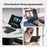 DUX DUCIS DK Series for iPad Pro 13 (2025) / 13 (2024) Trackpad Backlight German Keyboard with Leather Case - 6