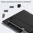 For iPad Pro 13 (2025) / (2024) Skin-Touch Leather Tablet Stand Cover + X7 Touchpad Bluetooth-compatible Keyboard - Black - 2