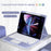 For iPad Pro 13 (2025) / (2024) Skin-Touch Leather Tablet Stand Cover + X7 Touchpad Bluetooth-compatible Keyboard - Black - 4