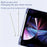 For iPad Pro 13 (2025) / (2024) Skin-Touch Leather Tablet Stand Cover + X7 Touchpad Bluetooth-compatible Keyboard - Black - 5