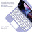 For iPad Pro 13 (2025) / (2024) Skin-Touch Leather Tablet Stand Cover + X7 Touchpad Bluetooth-compatible Keyboard - Black - 7