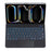 P13 For iPad Pro 11 (2024) Tablet Stand Case with Touchpad Floating Magnetic Keyboard - Black - 2