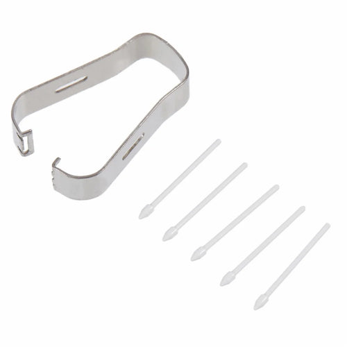 5Pcs OEM Touch Stylus Tips with Clip (Without Logo) for Samsung Galaxy Tab S9 / S9+ / S9 Ultra / S9 FE / S9 FE+ / S8 / S8+ / S7 / S7+ / S7 FE / S6 / S6 Lite - White - 1