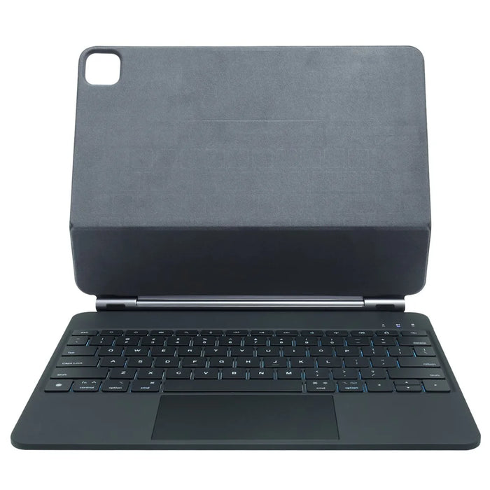 P129 For iPad Air 13 (2026) / (2025) / (2024) / Pro 12.9 (2022) / (2021) / (2020) Tablet Touchpad Floating Magnetic Keyboard - Black - 1