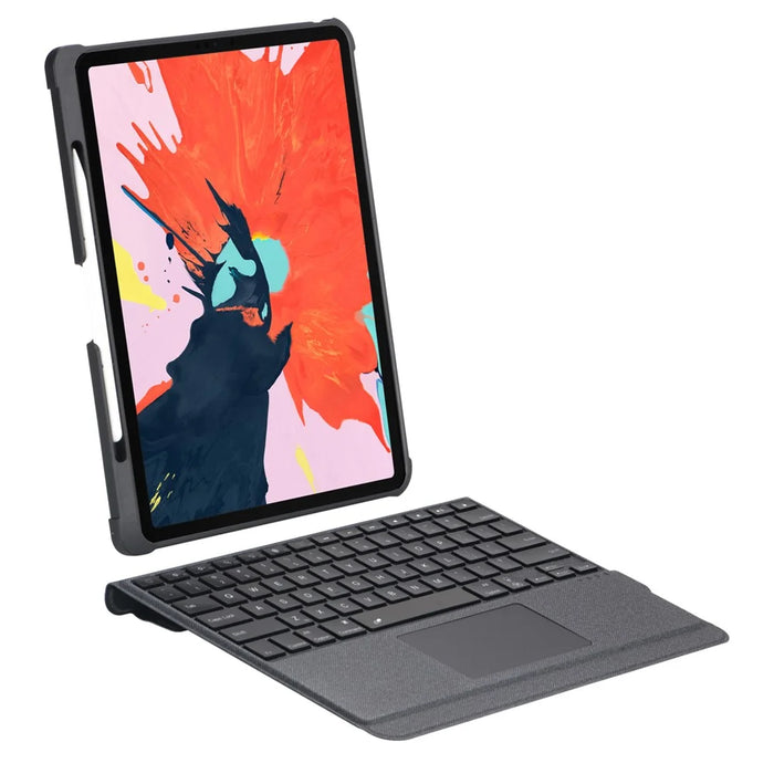 T5309D-3 For iPad Air 13 (2026) / (2025) / (2024) / Pro 12.9 (2022) / (2021) / (2020) Keyboard Leather Case Stand with Backlight - 4