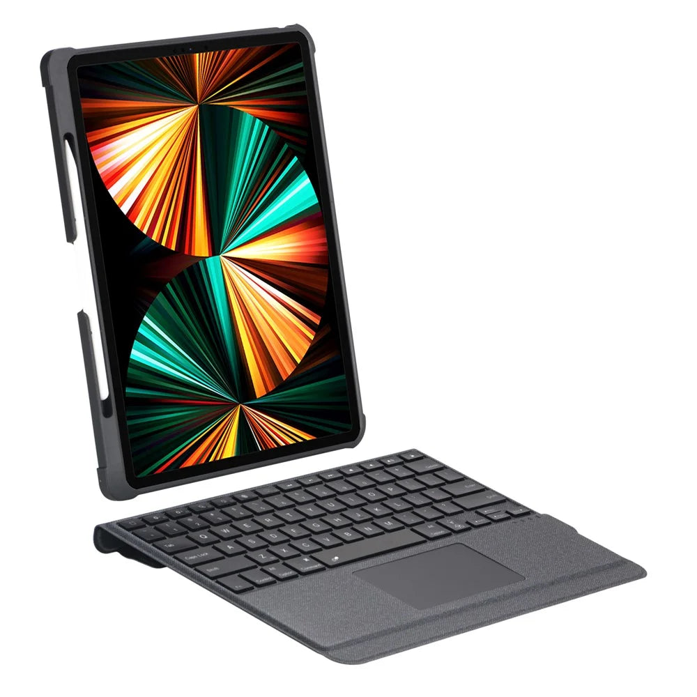 T5310D-3 For iPad Pro 13 (2025) / (2024) Bluetooth-compatible Keyboard Case Leather Protective Back Cover Backlit Keyboard with Touchpad - 2