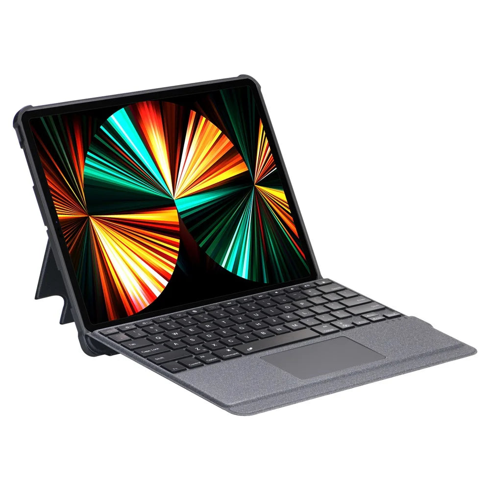 T5310D-3 For iPad Pro 13 (2025) / (2024) Bluetooth-compatible Keyboard Case Leather Protective Back Cover Backlit Keyboard with Touchpad - 4