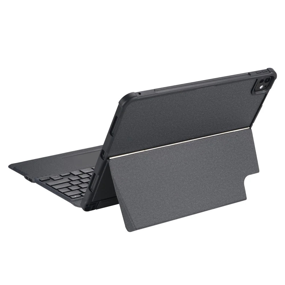 T5310D-3 For iPad Pro 13 (2025) / (2024) Bluetooth-compatible Keyboard Case Leather Protective Back Cover Backlit Keyboard with Touchpad - 7