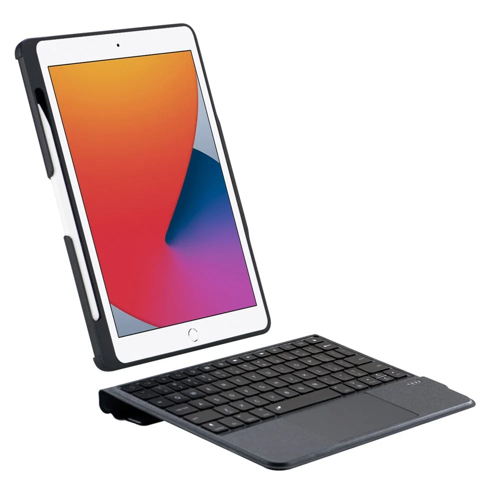 T5306D-3 For iPad 10.2 (2021)  /  (2020)  /  (2019)  /  Pro 10.5-inch (2017) Bluetooth-compatible Keyboard Case Leather Protective Cover Backlit Keyboard - 2