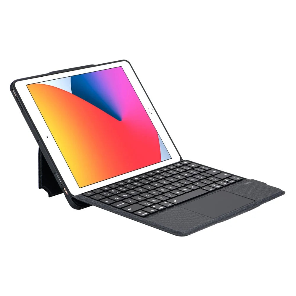 T5306D-3 For iPad 10.2 (2021)  /  (2020)  /  (2019)  /  Pro 10.5-inch (2017) Bluetooth-compatible Keyboard Case Leather Protective Cover Backlit Keyboard - 3