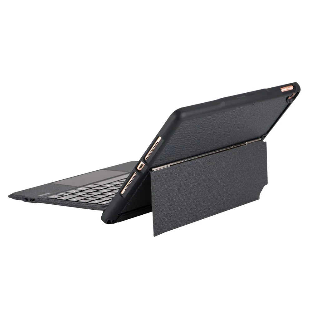 T5306D-3 For iPad 10.2 (2021)  /  (2020)  /  (2019)  /  Pro 10.5-inch (2017) Bluetooth-compatible Keyboard Case Leather Protective Cover Backlit Keyboard - 4