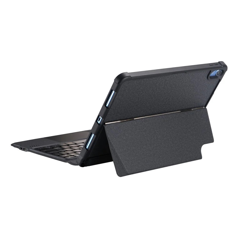 T5308D-3 For iPad (2025) / 10.9 (2022) Bluetooth-Compatible Keyboard Case Leather Protective Back Cover Backlit Keyboard with Touchpad - 6