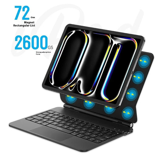 WIWU MK-002 For iPad Pro 13 (2025) / (2024) Bluetooth-compatible Keyboard Case Protective Cover Magic Keyboard - 2