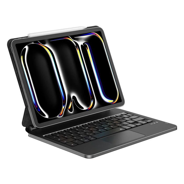 WIWU MK-003 Bluetooth-Compatible Keyboard Case Backlit Magic Keyboard for iPad Air 13 (2026) / (2025) / (2024) / Pro 12.9 (2022)  /  (2021)  /  (2020) - 1