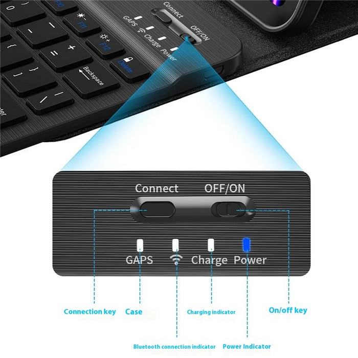 WIWU For iPad Pro 11 (2024) Bluetooth-compatible Keyboard Case Protective Cover Magic Keyboard - 4