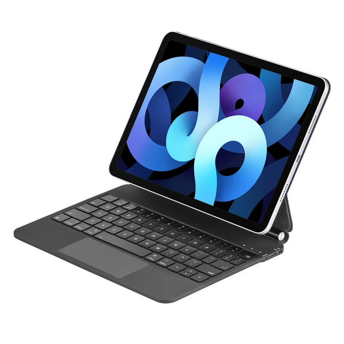 WIWU MK-002 For iPad (2025) / 10.9 (2022) Bluetooth-Compatible Keyboard Magnetic Leather Tablet Stand Case - 2