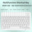 WK-1109 For iPad (2025) / 10.9 (2022) Leather Tablet Stand Cover + Magnetic Bluetooth-Compatible Keyboard - Black - 5