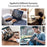 DUX DUCIS For Samsung Galaxy Tab S10+ / S9+ / S9 FE+ / S8+ / S7+ Case Trackpad Magnetic Bluetooth-compatible Keyboard Leather Tablet Cover - 6