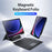 DUX DUCIS For Samsung Galaxy Tab S10+ / S9 FE+ / S9+  Leather Tablet Case with Magnetic Detachable Keyboard - 3