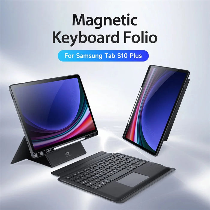 DUX DUCIS For Samsung Galaxy Tab S10+ / S9 FE+ / S9+  Leather Tablet Case with Magnetic Detachable Keyboard - 3