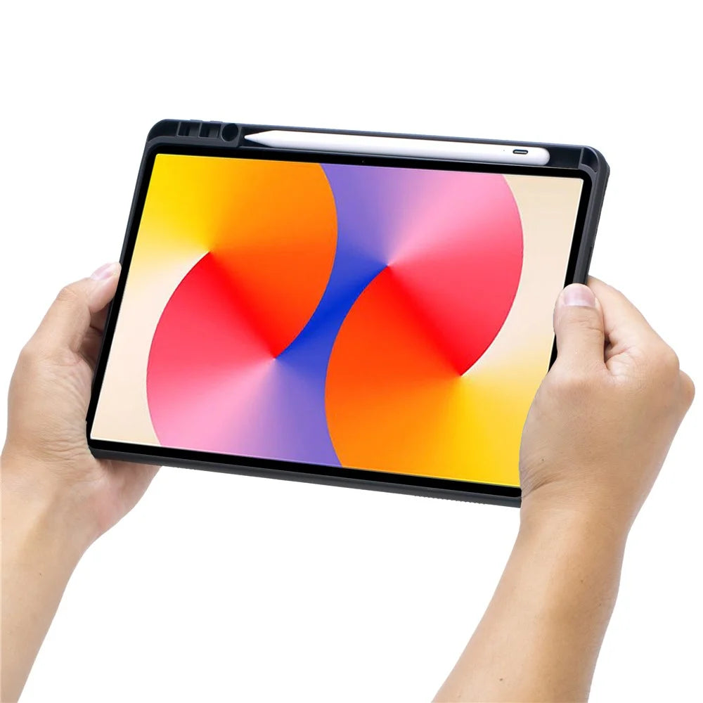 TH21-AS For Huawei MatePad SE 11 Leather Stand Cover + Backlit Touchpad Bluetooth-compatible Keyboard - 5
