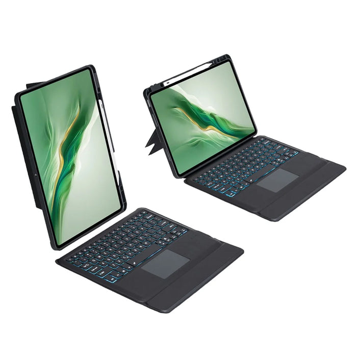 TH22-AS For Honor MagicPad 2 12.3 Leather Stand Cover + Backlit Touchpad Bluetooth-compatible Keyboard - 6