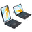 TH16-AS For Honor MagicPad 13 Leather Stand Cover + Backlit Touchpad Bluetooth-compatible Keyboard - 6