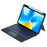 TH17-AS For Huawei Qingyun C5 (2nd Gen) / Matepad Air 11.5 inch (2023) / MatePad 11.5 Leather Stand Cover + Backlit Touchpad Bluetooth-compatible Keyboard - 1