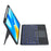 TH17-AS For Huawei Qingyun C5 (2nd Gen) / Matepad Air 11.5 inch (2023) / MatePad 11.5 Leather Stand Cover + Backlit Touchpad Bluetooth-compatible Keyboard - 2