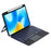 TH17-AS For Huawei Qingyun C5 (2nd Gen) / Matepad Air 11.5 inch (2023) / MatePad 11.5 Leather Stand Cover + Backlit Touchpad Bluetooth-compatible Keyboard - 3
