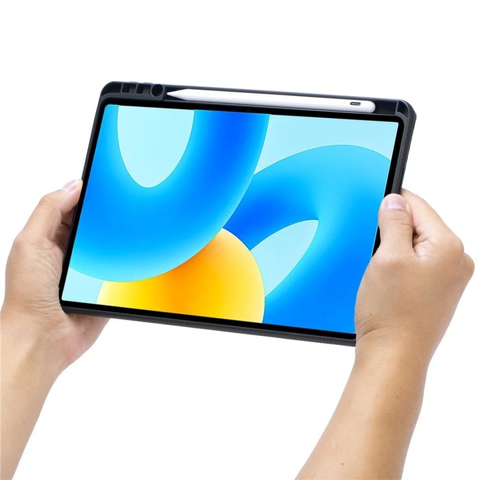 TH17-AS For Huawei Qingyun C5 (2nd Gen) / Matepad Air 11.5 inch (2023) / MatePad 11.5 Leather Stand Cover + Backlit Touchpad Bluetooth-compatible Keyboard - 5