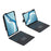 TH126-AS For Huawei MatePad Pro 12.6 (2024) / (2021) Leather Stand Cover + Backlit Touchpad Bluetooth-compatible Keyboard - 2
