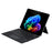 2089D Colorful Backlight Bluetooth-compatible Keyboard for Microsoft Surface Pro 11  /  10  /  9  /  8  /  X - Black - 1