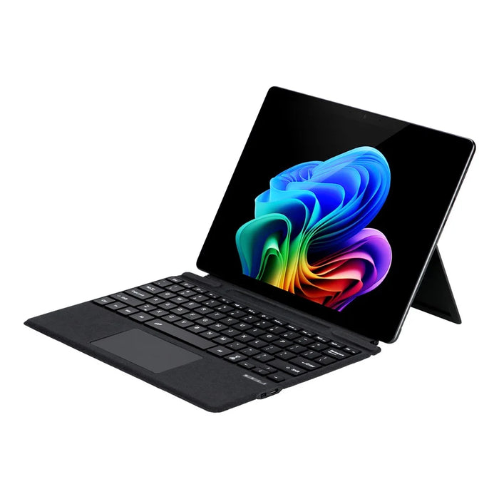 2089D Colorful Backlight Bluetooth-compatible Keyboard for Microsoft Surface Pro 11  /  10  /  9  /  8  /  X - Black - 2