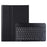 AM25 For Lenovo Xiaoxin Pad 11 2024 Leather+TPU Tablet Cover with Bluetooth-compatible Keyboard - Black - 1