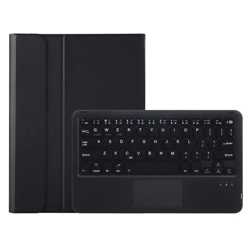AM25-A For Lenovo Xiaoxin Pad 11 2024 Leather Tablet Cover with Touchpad Bluetooth-compatible Keyboard - Black - 1