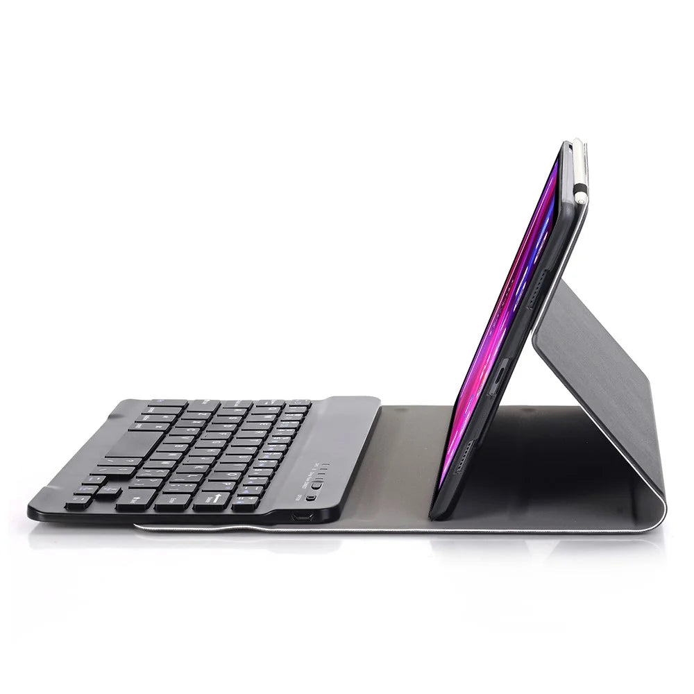 A0M9 For Lenovo Tab M9 TB-310FU Leather+TPU Tablet Cover with Bluetooth-compatible Keyboard - 3