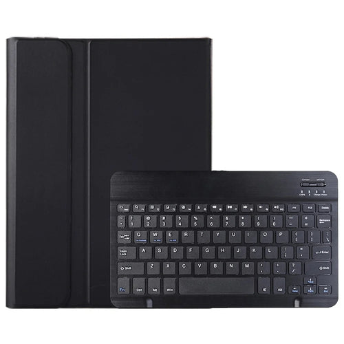 AH13 For Huawei MatePad SE 10.4-inch Leather+TPU Tablet Cover with Bluetooth-compatible Keyboard - Black - 1