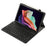 AH13 For Huawei MatePad SE 10.4-inch Leather+TPU Tablet Cover with Bluetooth-compatible Keyboard - Black - 3