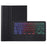 AH13-AS For Huawei MatePad SE 10.4-inch Leather Tablet Cover with Backlit Bluetooth-compatible Keyboard - Black - 1