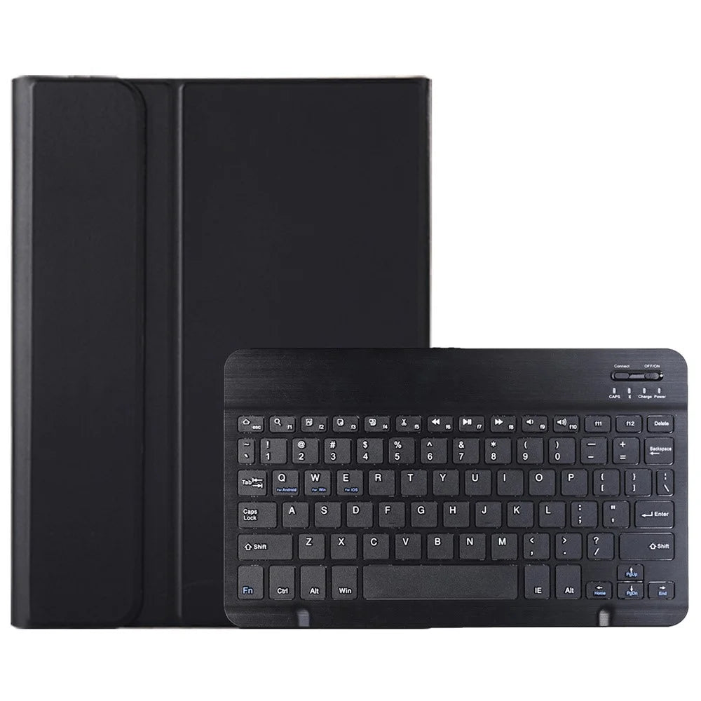 AH20 For Huawei MatePad 11.5 S (2024) Leather+TPU Ultra Thin Tablet Cover with Bluetooth-compatible Keyboard - Black - 1