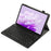 AH20 For Huawei MatePad 11.5 S (2024) Leather+TPU Ultra Thin Tablet Cover with Bluetooth-compatible Keyboard - Black - 3