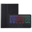 AH25-AS For Honor Pad X9 / X8a Backlit Design Leather+TPU Tablet Cover Bluetooth-compatible Keyboard Case with Touchpad - Black - 1