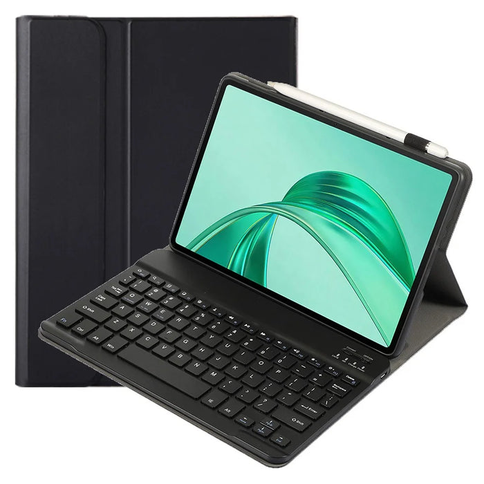 AH25 For Honor Pad X9 / X8a Leather+TPU Ultra Thin Tablet Cover with Bluetooth-compatible Keyboard - Black - 5