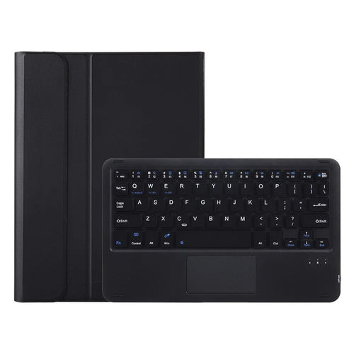 AH25-A For Honor Pad X9 / Pad X8a Leather Tablet Cover with Touchpad Bluetooth-compatible Keyboard - Black - 1
