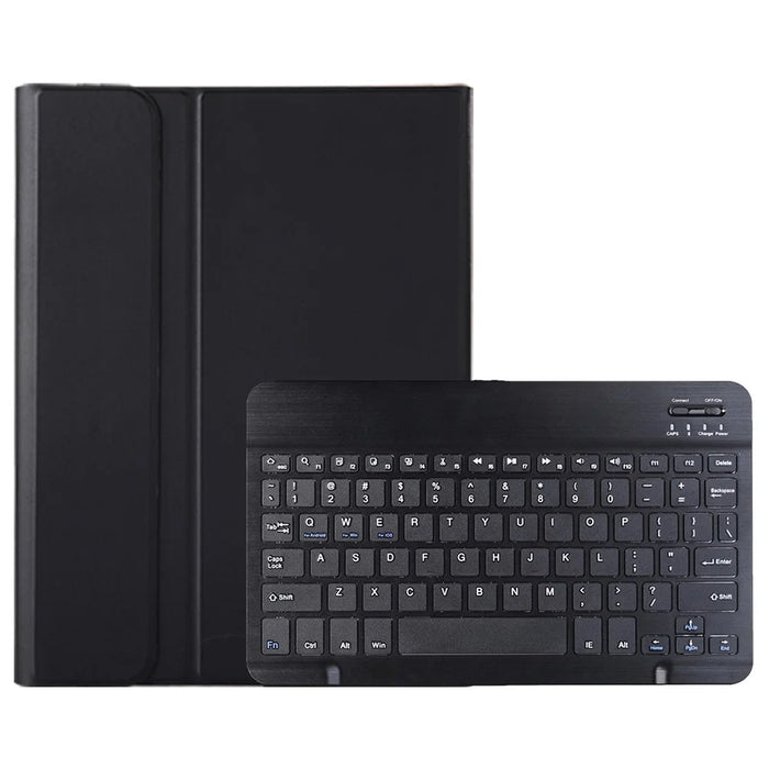 AH21 For Huawei MatePad SE 11 Leather+TPU Tablet Cover with Bluetooth-compatible Keyboard - Black - 1