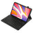 AH21 For Huawei MatePad SE 11 Leather+TPU Tablet Cover with Bluetooth-compatible Keyboard - Black - 3